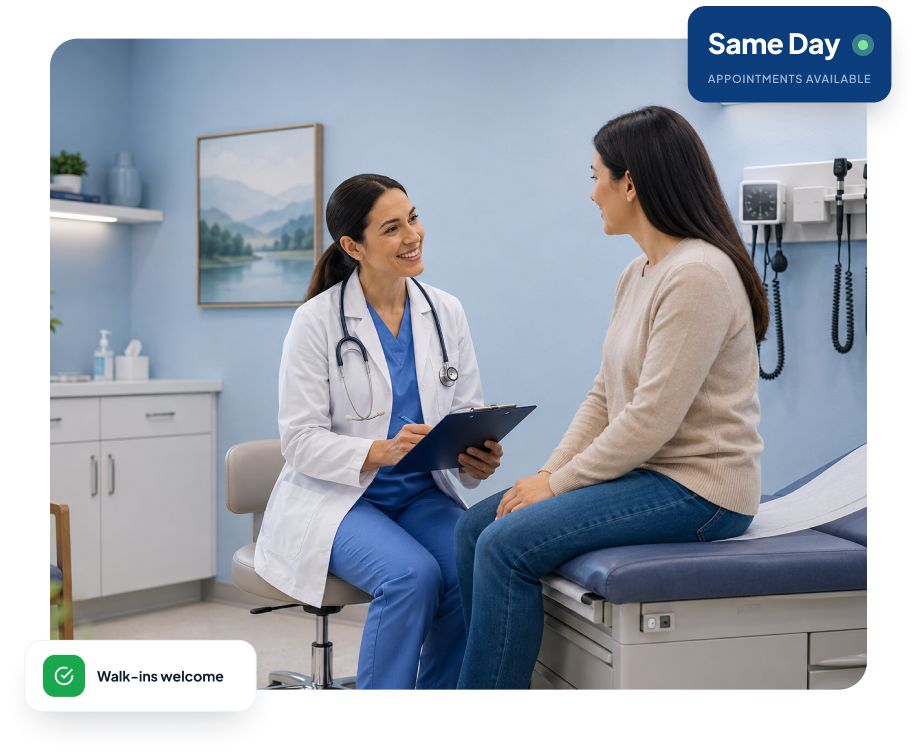 Primary Care Hero Section image